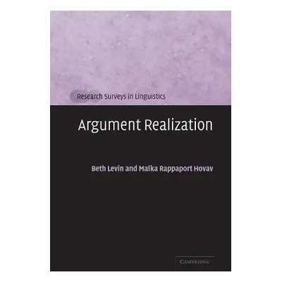 "Argument Realization" - "" ("Levin Beth")