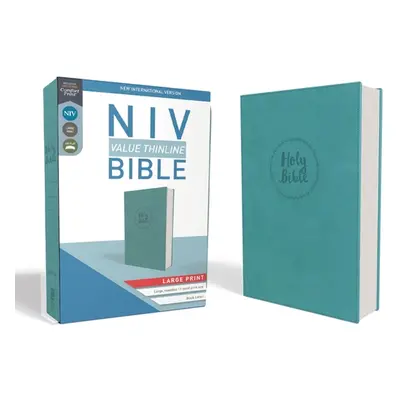 "NIV, Value Thinline Bible, Large Print, Imitation Leather, Blue" - "" ("Zondervan")