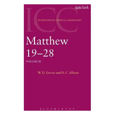 "Matthew 19-28" - "" ("Davies W. D.")