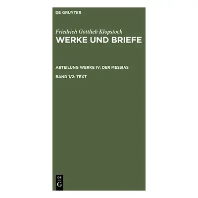 "Text" - "" ("Klopstock Friedrich Gottlieb")