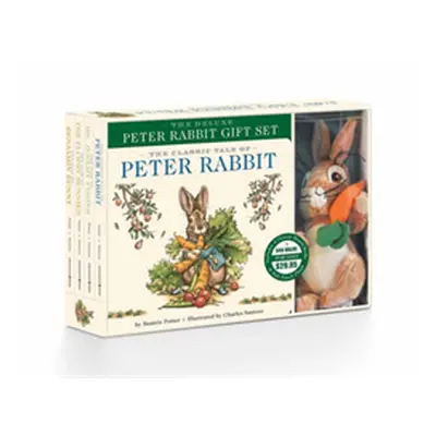 "The Peter Rabbit Deluxe Plush Gift Set: The Classic Edition Board Book + Plush Stuffed Animal T