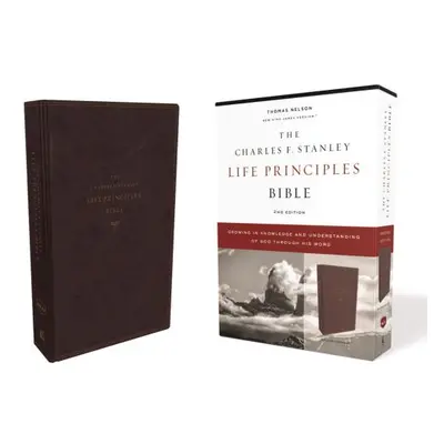 "Nkjv, Charles F. Stanley Life Principles Bible, 2nd Edition, Leathersoft, Burgundy, Comfort Pri