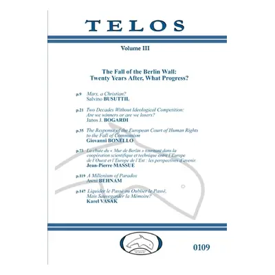 "Telos Volume III" - "" ("Fondation de Malte")