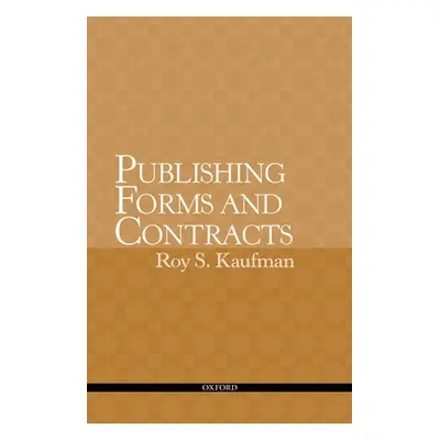 "Publishing Forms & Contracts P" - "" ("Kaufman")