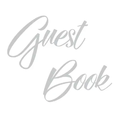 "Silver Guest Book, Weddings, Anniversary, Party's, Special Occasions, Memories, Christening, Ba