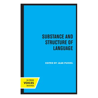 "Substance and Structure of Language" - "" ("Puhvel Jaan")