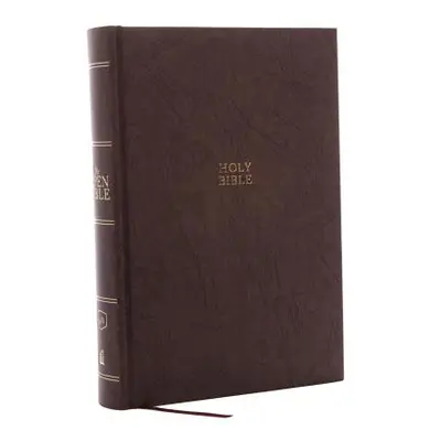 "The KJV, Open Bible, Hardcover, Brown, Red Letter Edition, Comfort Print: Complete Reference Sy