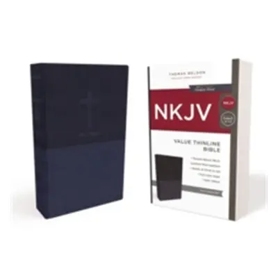 "NKJV, Value Thinline Bible, Standard Print, Imitation Leather, Blue, Red Letter Edition" - "" (