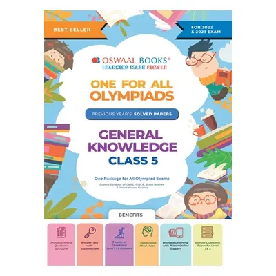 "Oswaal One For All Olympiad Previous Years' Solved Papers, Class-5 General Knowledge Book (For 