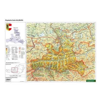 "Desk pad DUO, school map Salzburg 1:400,000" - "" ("")