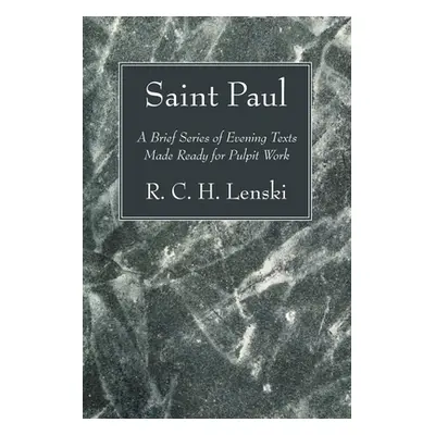 "Saint Paul" - "" ("Lenski R. C. H.")