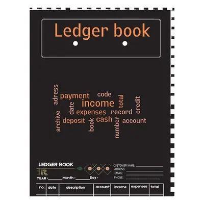 "Ledger Book: A Complete Expense Tracker Notebook, Expense Ledger, Bookkeeping Record Book for S