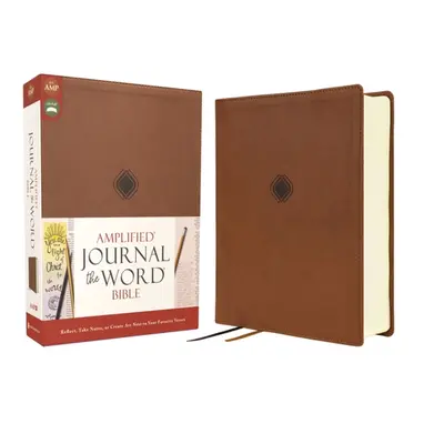 "Amplified Journal the Word Bible, Leathersoft, Brown: Reflect, Take Notes, or Create Art Next t