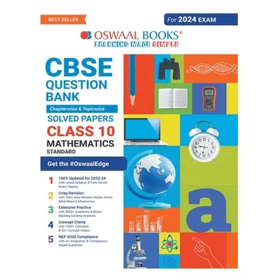 "Oswaal CBSE Chapterwise & Topicwise Question Bank Class 10 Mathematics Standard Book (For 2023-