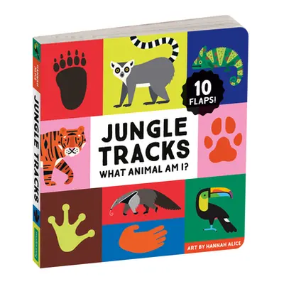 Jungle Tracks Lift-the-Flap Board Book (Mudpuppy)