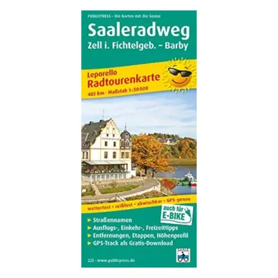 "Saale bike path, bike tour map 1:50,000" - "" ("")