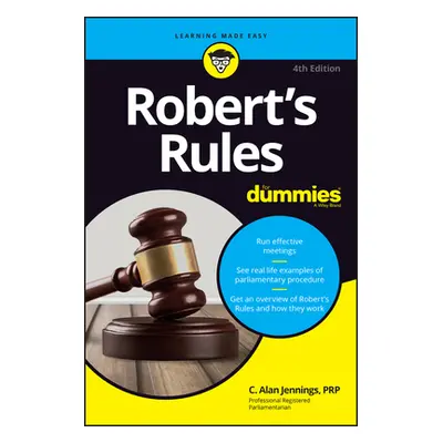 "Robert's Rules for Dummies" - "" ("Jennings C. Alan")