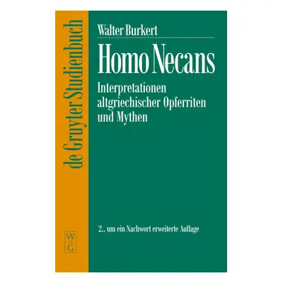 "Homo Necans" - "" ("Burkert Walter")