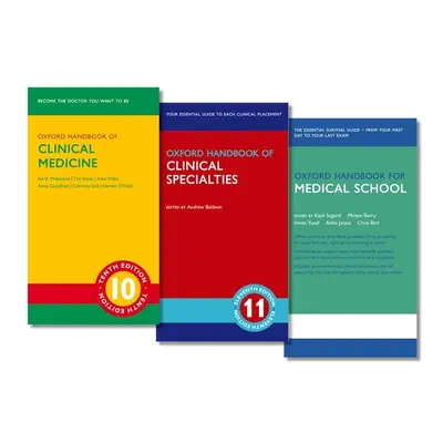 "Oxford Handbook of Clinical Medicine, Oxford Handbook of Clinical Specialties, and Oxford Handb