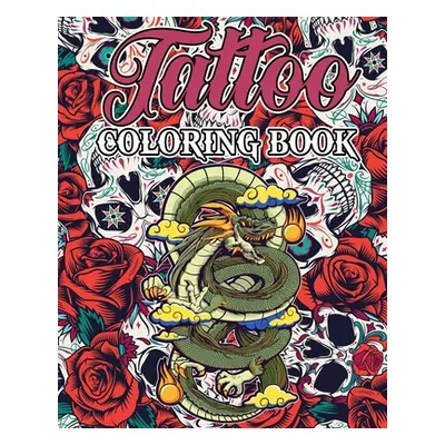 "Tattoo Coloring Book for Adults" - "" ("French The Little")