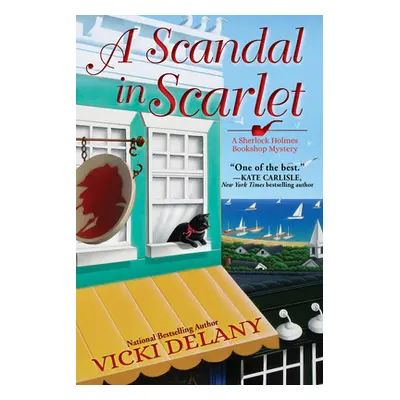 "Scandal In Scarlet" - "A Sherlock Holmes Bookshop Mystery" ("Delany Vicki")