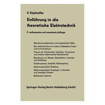 "Einfhrung in die theoretische Elektrotechnik" - "" ("Kpfmller Karl")