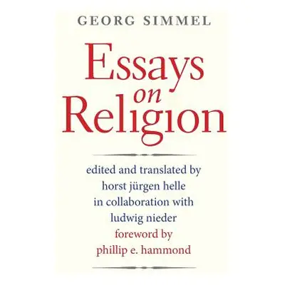 "Essays on Religion" - "" ("Simmel Georg")