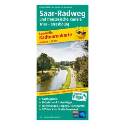 "Saar cycle path and French canals, cycle tour map 1:50,000" - "" ("")