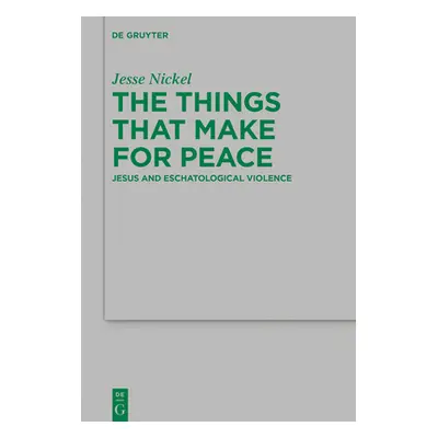 "The Things that Make for Peace" - "" ("Nickel Jesse P.")