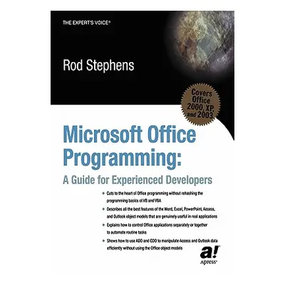 "Microsoft Office Programming: A Guide for Experienced Developers" - "" ("Stephens Rod")