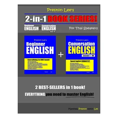 "Preston Lee's 2-in-1 Book Series! Beginner English & Conversation English Lesson 1 - 40 For Tha