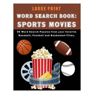 "Word Search Book: Sports Movies, Large Print Word Search For Adults, Puzzler Gift for Christmas