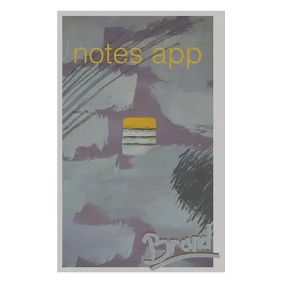 "Notes App" - "" ("Brand Matt")