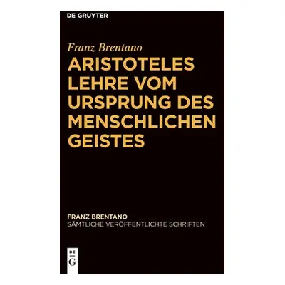 "Aristoteles Lehre Vom Ursprung Des Menschlichen Geistes" - "" ("No Contributor")