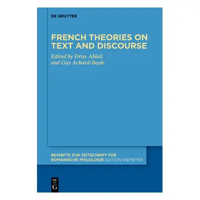 "French Theories on Text and Discourse" - "" ("Ablali Driss")