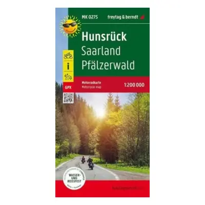 "Hunsruck - Saarland - Pfalzerwald, MotorCycle map 1:200 000" - "" ("Freytag Berndt")