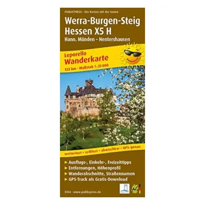 "Werra-Burgen-Steig Hesse X5 H, hiking map 1:25,000" - "" ("")