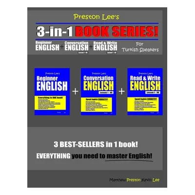 "Preston Lee's 3-in-1 Book Series! Beginner English, Conversation English & Read & Write English