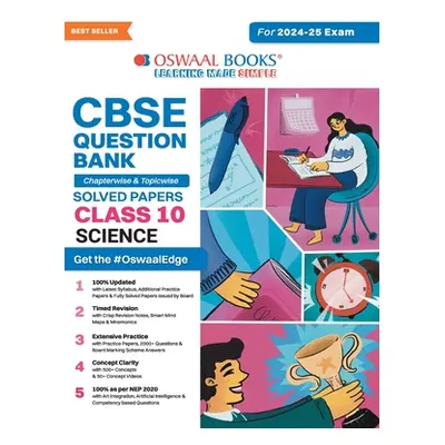 "Oswaal CBSE Question Bank Class 10 Science, Chapterwise and Topicwise Solved Papers For Board E