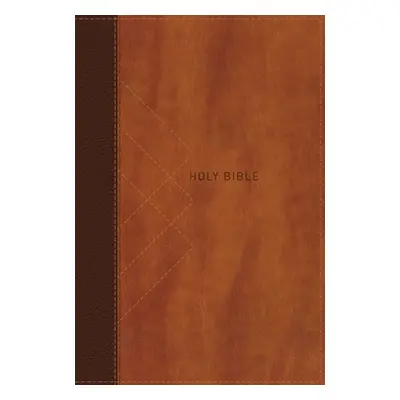 "Niv, Thinline Bible, Giant Print, Leathersoft, Brown, Red Letter, Thumb Indexed, Comfort Print"