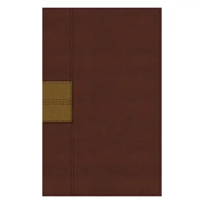 "Niv, Thinline Reference Bible, Leathersoft, Brown, Red Letter, Thumb Indexed, Comfort Print" - 