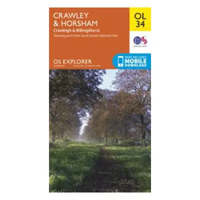 "Crawley & Horsham, Cranleigh & Billingshurst" - "" ("Ordnance Survey")