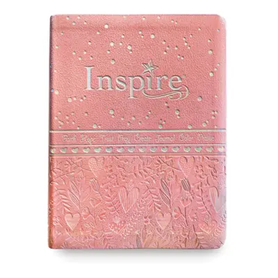 "Inspire Bible for Girls NLT (Leatherlike, Pink): The Bible for Coloring & Creative Journaling" 