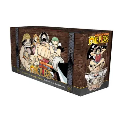 "One Piece Box Set 1: East Blue and Baroque Works" - "Volumes 1-23 with Premium" ("Oda Eiichiro"