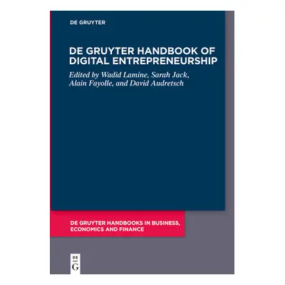 "de Gruyter Handbook of Digital Entrepreneurship" - "" ("Lamine Wadid")