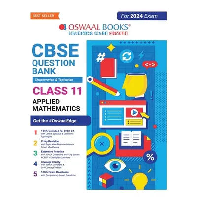 "Oswaal CBSE Chapterwise & Topicwise Question Bank Class 11 Applied Mathematics Book (For 2023-2