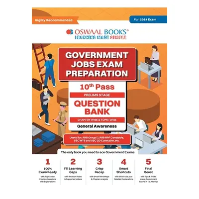 "Oswaal Government Exams Question Bank 10th Pass General Awareness for 2024 Exam" - "" ("Oswaal 