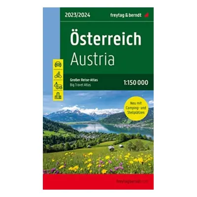 "Austria Big Travel Atlas" - "with Camping and Caravanning 1:150,000" ("")