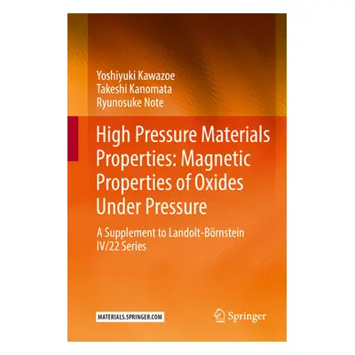 "High Pressure Materials Properties: Magnetic Properties of Oxides Under Pressure: A Supplement 