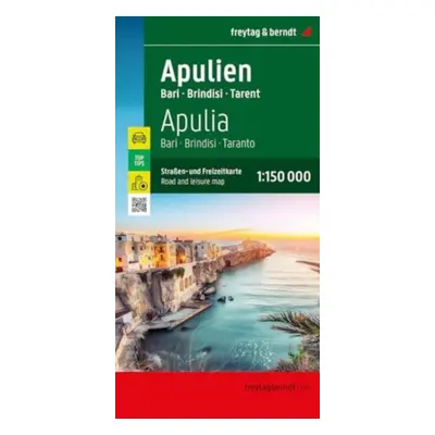 "Apulia : Bari, Brindisi, Taranto" - "Road and Leisure Map" ("")